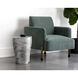 Dali 17.75 X 15.75 inch Marble Look / Grey Outdoor End Table, Small